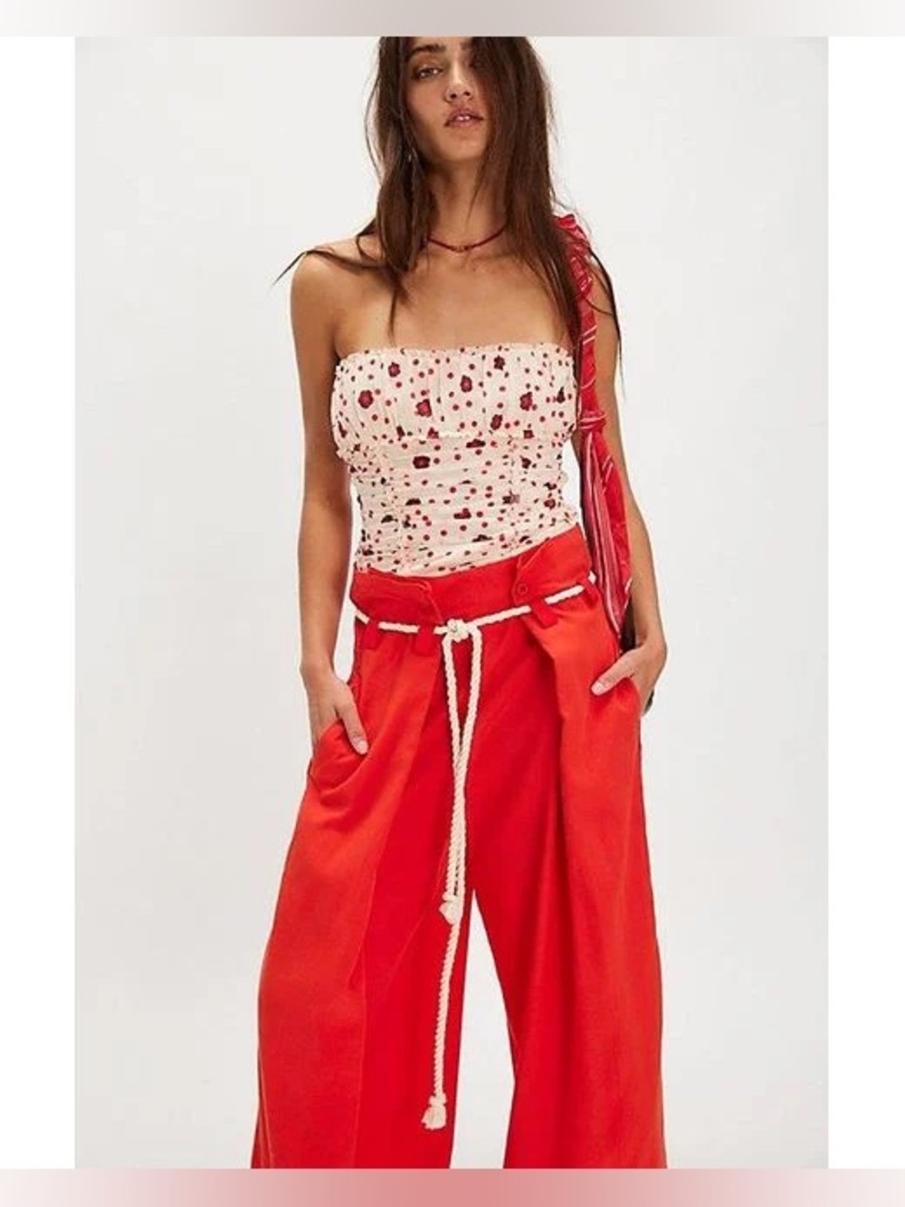 *NWOT* Free People Scottie Printed Tube Top